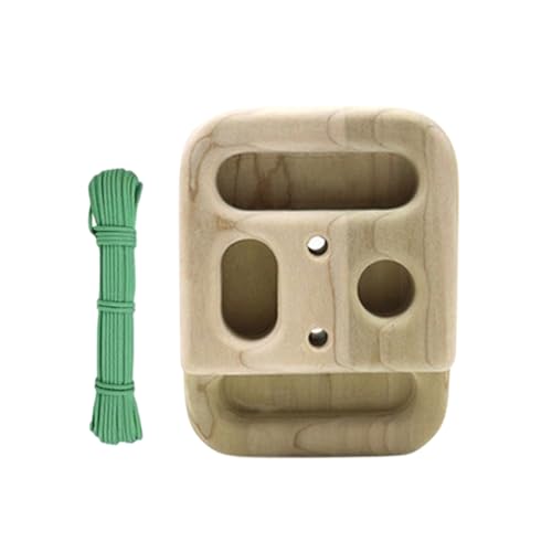 Pocket Wood Climbing Hangs Board Portable Finger Grip Strengthener Indoor Outdoor Wood Hangs Finger Training Portable Climbing Training