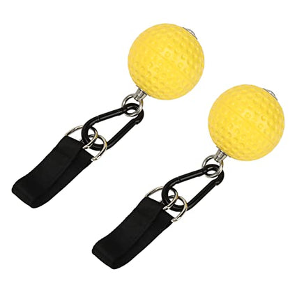 Pull Up Ball Grip with Strap, Non - Slip Climbing Ball Handles for Strength Training, Multi - Functional Suspension Grips with Stainless Steel Hooks for Pull Up Bar, Door Frame or