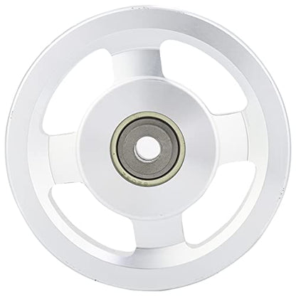 Bearing Pulley Wheel, Aluminium Alloy Fitness Pulley Home Gym Attachments Part Exercise Strength Training Accessory Exercise Machine Attachments for Gym - size: 115mm diameter