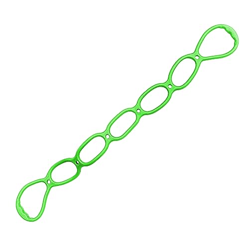 Workout Bands 7 Ring Adjustable Resistance Bands for Working Out Home Workout Walking Exercise Workout Bands Fitness Program Exercise Bands Stretch Bands for Recovery - color: Green