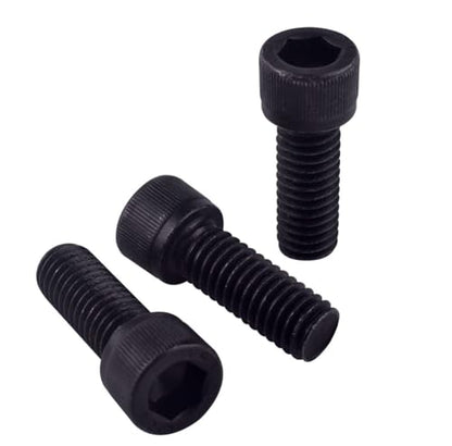 20Pcs 1/4-20 x 3/8" Socket Head Cap Screws Bolts, 12.9 Grade Alloy Steel Black Oxide Finish, Allen Hex Drive, UNC Coarse Full Thread - size: 1/4-20 x 3/8" (20PCS)