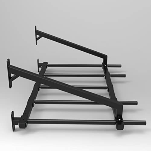 Wall-Mounted Pull-Up Bars/Climbing Frames, Home Gym Corridor Steel Exercise Bars, Multifunctional Strength Training Equipment,