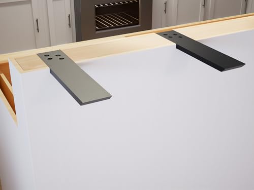 The Original Granite Bracket Countertop Support L-Bracket (American Made Steel, 06 Inches) 1 Count, Hardware Included by Original Granite Bracket - size: 6 Inches, style: A36 Cold Roll Steel