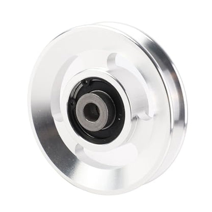 ZJchao Cable Pulley System Gym, Aluminium Alloy Fitness Pulley Wheel System Attachments Fitness Strength Training Accessory