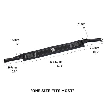 Belt Squat Belt [Bells of Steel] 5in Width for Weight Lifting, 12in Chain Length, Padded, Heavy Duty