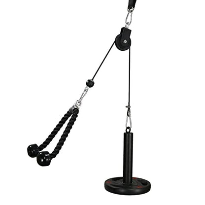 Premium DIY Pulley System for Home Gym Workouts, No Black Ball 3m