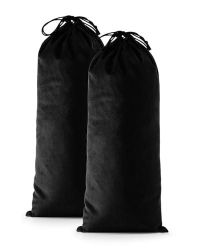 2 Pcs Single Shoe Bags for Travel, Velvet Bag, Black Beauty, 17.3x8.6 Inch | Washable & Reusable Travel Shoe Bags, Dustproof Shoe Bags with Drawstring Closure, Suitable for Travel, Home Storage - color: Black Beauty, size: 17.3"x8.6"