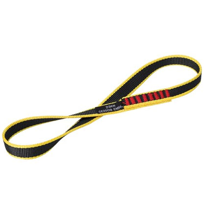 20MM Nylon Climbing Sling Runner 23KN CE2008/EN566 Rock Climbing Webbing Straps for Rock Climbing, Rappelling, Swing, Yoga Hammock etc - size: 30cm/ 12inch |Single Unit
