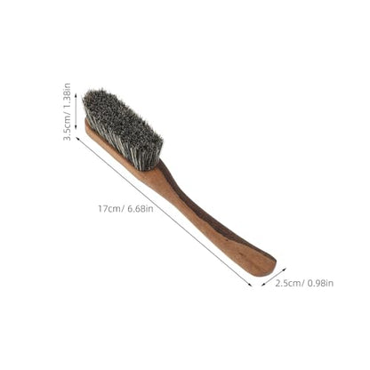 Portable Chalk Brush Rock Climbing Equipment with Wooden Handle Small Climbing Brush for Bouldering Professionals Wall Cleaning - size: 17.00X3.50X2.50CM