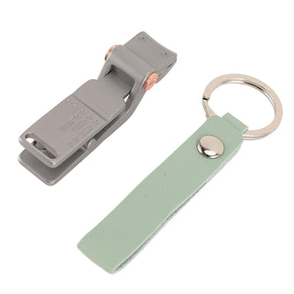 Fingernail Clipper, Portable Stainless Steel Nail Clipper Large Open Nail Cutter Keychain Fingernail Toenails Care for Traveling (Green) - color: Green