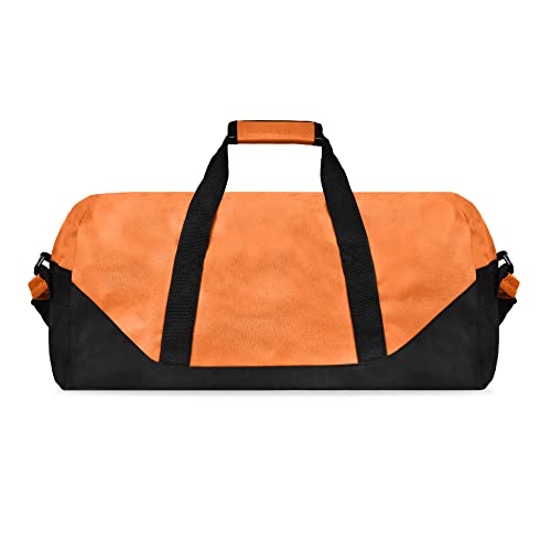 21" Large Duffle Bag with Adjustable Strap - color: Orange