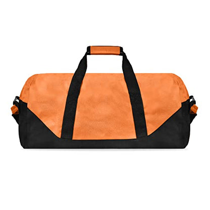 21" Large Duffle Bag with Adjustable Strap - color: Orange