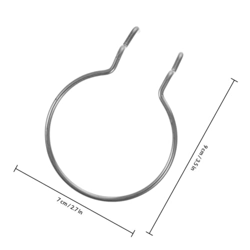 VALICLUD 8pcs Heavy Duty Round Pegboard Hooks Metal Hanging Board Hooks for Garage and Workshop Tool Storage and Organization Pegboard Accessories