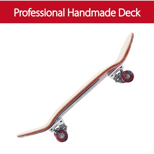 Pro Fingerboard 34mm Wooden Board Professional Finger Skateboard Trucks CNC Swirl Wheels (Death)
