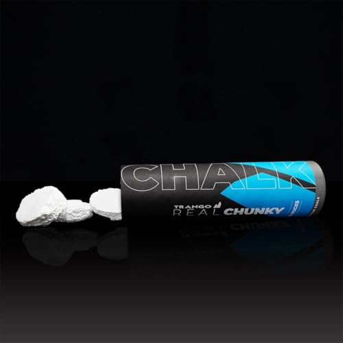 TRANGO Pure Chunky Pharmaceutical Grade Chalk Pucks | Rock Climbing Accessories