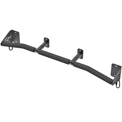 SELEWARE 32"/36" Wall Mount Pull Up Bar Joist Mount Chin Up Bar for Doorway | Heavy Duty Steel Construction Support 450 lb, w/Resistance Band Hooks, Fits 32"/36" Wall Studs for Home Gym Strength Training - size: B: 36" x 1.6" Dia Grip