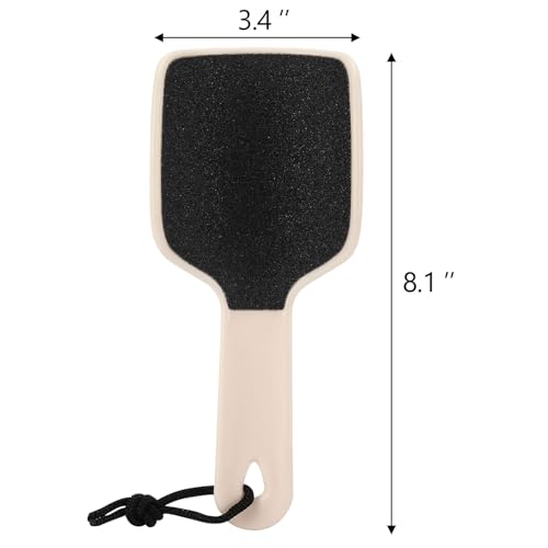 2 Pcs Curved Foot File Callus Remover for Feet, Double Sided Heel File Scraper U Shaped Foot Scrubber Dead Skin Remover - color: Green&yellowish