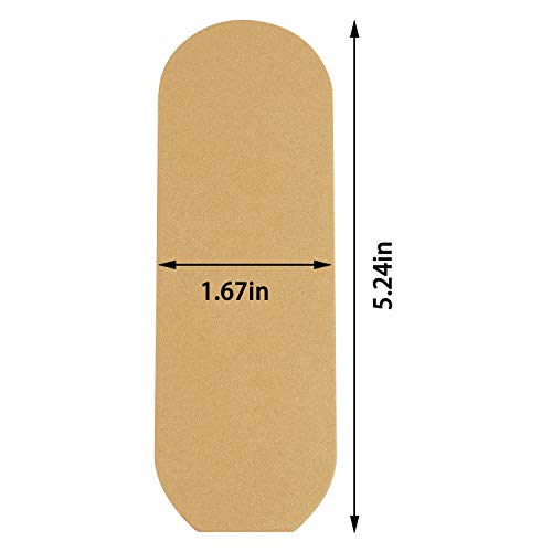 Stainless Steel Pedi File Refill, 100&180 Grit - Pedicure Refill Pads - Foot Rasp Pad with Removable Glue,Size 5.2" L x 1.7" W,24 Count - size: 100/180 Grit