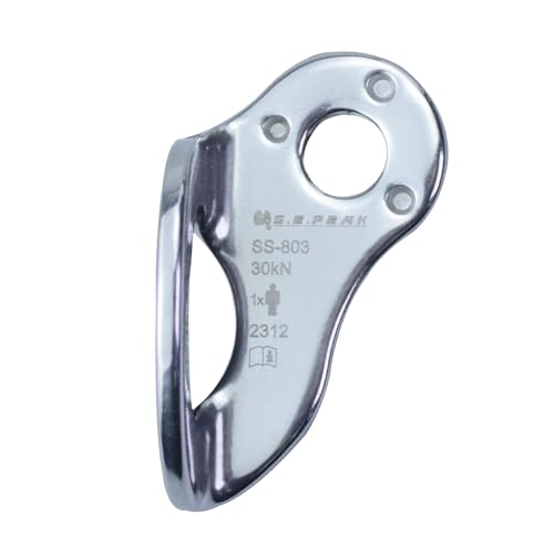 5pc/10pc 30KN Climbing Bolt Hanger, Rock Climbing Anchor for 12 mm / 3/8" Bolt, Stainless Steel Climbing Anchor Bolt, for Climbing Rappelling Rescue