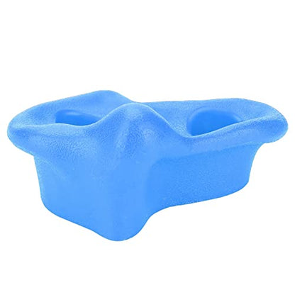 Rock Climbing Holds Adult Rock Climbing 10PCS Textured Stones for Kids Plastic Wall Holds with Bolts Fun IndoorOutdoor S Activity Kit (Blue) - color: Blue