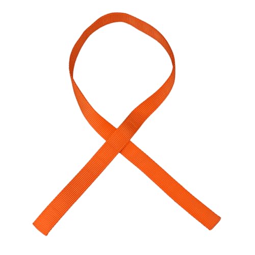 SEPEAK 1 inch Nylon Tubular Webbing UIAA Certified 1pc,Orange,1 Yard | 20kN/4500lbs Heavy Duty Webbing Straps for Outdoor Climbing, Rescue, Firefighting, Hanging, Rigging - color: Orange, size: 1 inch x 1 yard