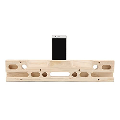 Tyenaza Rock Climbing Fingerboard, Wooden Professional Climbing Training Hangboard Fingerboard