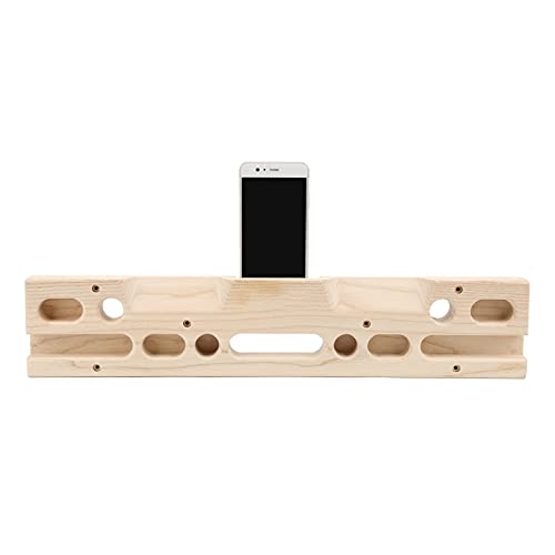 Rock Climbing Fingerboard Wooden Professional Climbing Training Hangboard Fingerboard for Grip Strength Training Simulating Various Grips with Different Depths