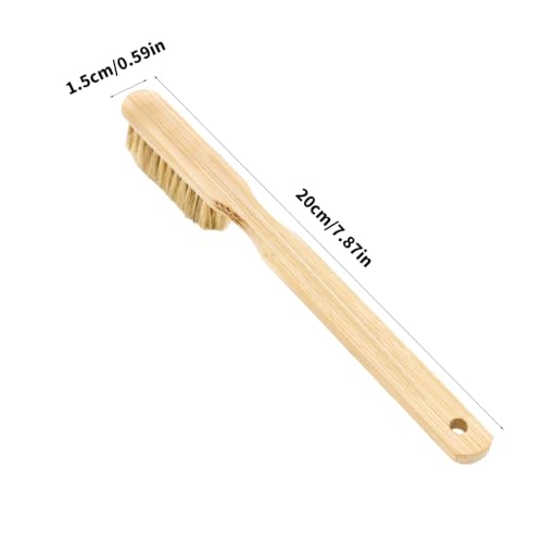 Climbing Chalk Brush Wood Handle Natural Fiber Head 20cm Rock Climbing Accessory for Holds Pockets