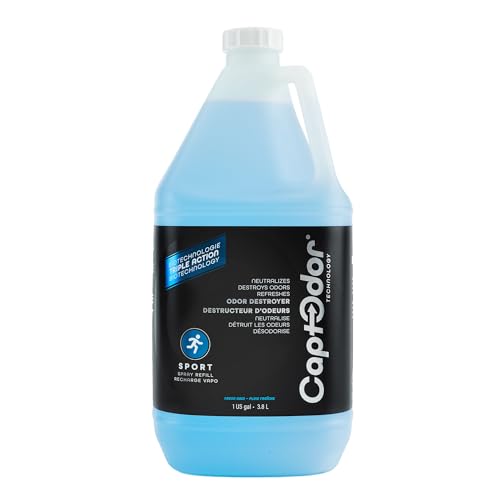Sports Odor Destroyer Spray (1 x Gallon / 3.8L), Sports Gear Odor Eliminator & Deodorizer Spray - Neutralizer & Refresher Spray For Protective Equipment, Sportswear & Outdoor Gear - size: 128 Fl Oz (Pack of 1)