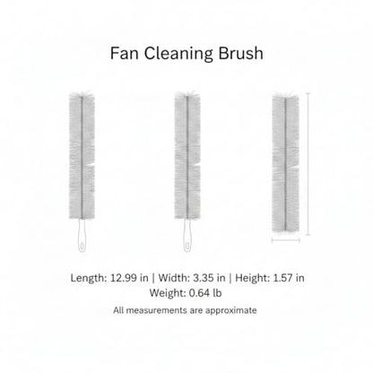 Fan Cleaning Brush, Slim PP Plastic Duster with Long Handle for Ceiling Blades and Tight Gaps, High Dusting Tool from Floor - color: Blue