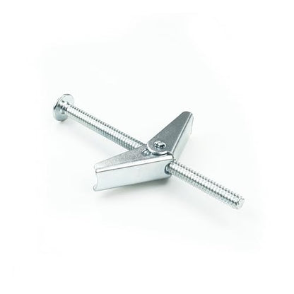 HASWARE Toggle Bolt Zinc Plated Steel and Wing Nut for Hanging Heavy Items on Drywall 3/16x3 (12 Pack) - size: 3/16x3" (12 Pack)