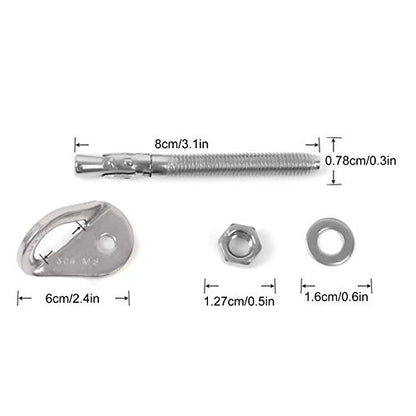Brrnoo Rock Climbing Hold, Climbing Hold with Bearing Capacity Stainless Steel Wall Holds for