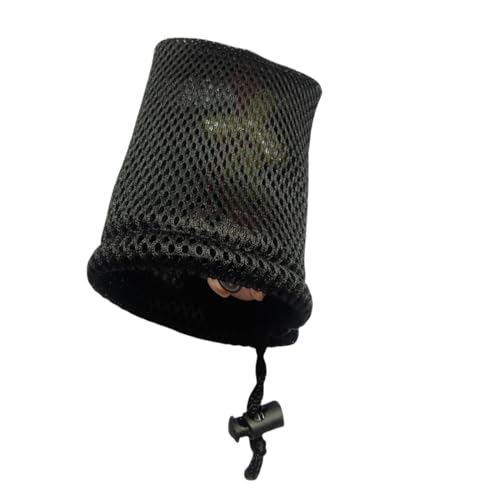 Nylon Mesh Drawstring Bag, 6" x 4" Small Storage Pouch String Bags for Mini Stuff MP3 Charger Earphone Key, 6pcs Travel Kit Organizer for Lipstick Cosmetic Jewelry, 15 x 10cm