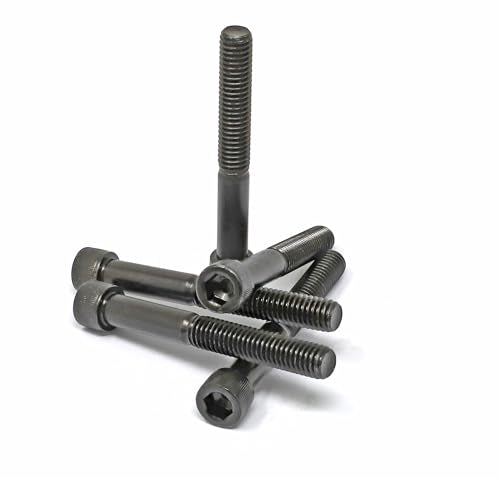 iexcell 5 Pcs 3/8-16 x 3 Partially Threaded Alloy Steel 12.9 Grade Hex Socket Head Cap Screws Bolts Kit, Black Oxide Finish - size: 3/8-16 x 3" ( Partially Threaded )