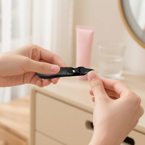 Eagle Beak Nail Clippers | Angled Nail Toenail Cutter | Anti-Splash Trimmer for Grooming Seniors Ingrown Adults Women Men Athletes Daily Manicure Pedicure Fingernail
