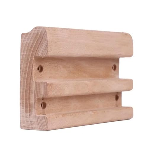 2PCS Portable Hangboard Rock Climbing Training Board, Wooden Fingerboard with Rope for Grip Strength, Wrist and Forearm Training at Home or Gym