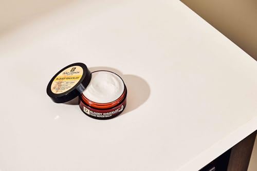 Duke Cannon Bloody Knuckles Hand Repair Balm, 5 oz (Pack of 2), Unscented | Heavy-duty hand repair balm deeply moisturizes dry, cracked hands without leaving a greasy residue. - size: 5 Ounce (Pack of 2)