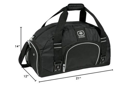 OGIO Dome Duffel Bag (Carry-On, Gym Bag, Large Compartment) - color: Black, style: Big Dome