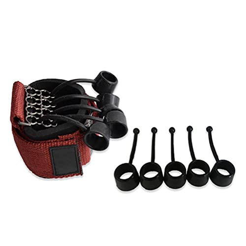 Hand Exerciser, Finger and Hand Extensor Trainer with Resistance Band for Strengthening Finger Flexion Extension Training, Ergonomic Design, High Grade Material, 20lbs 40lbs 60lbs - color: Red 60 pounds