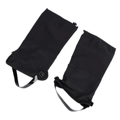 Acouto Mens Outdoor Boot Gaiters – Rainproof Breathable -Snow -Sand Leg Gaiters with TPU Strap for Hiking Skiing Snowshoeing and Gardening – Lightweight 600D Oxford + Taslan Fabric