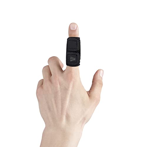 Finger Splint Finger Sleeves Protectors, Adjustable Trigger Finger Splints Thumb Splint Brace for Finger Support Compression Finger Tape for Arthritis - M - size: Medium, style: Single