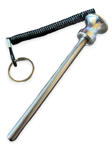 TreadLife Fitness Universal Weight Stack Pin for Commercial Gym or Home Gym | Heavy Duty Pin Insert | Health Club Grade Steel - style: Chrome