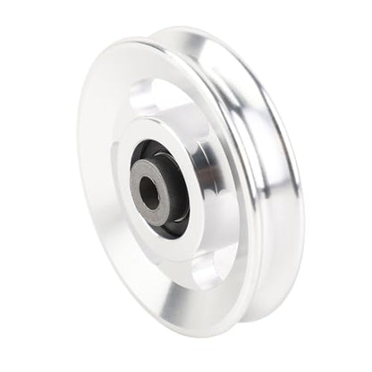 ZJchao Cable Pulley System Gym, Aluminium Alloy Fitness Pulley Wheel System Attachments Fitness Strength Training Accessory