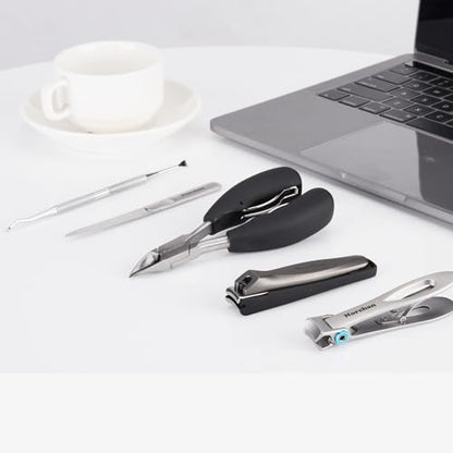420J2 Stainless Steel Nail Clipper Set for Thick Nails with Nail File
