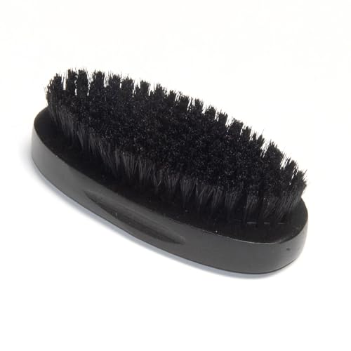 Diane 100% Boar Bristle Military Brush for Men and Women - Waves, Detangling, Smoothing Fine to Medium Hair, Restores Shine and Texture - color: Military Brush, size: 1 Count (Pack of 1)