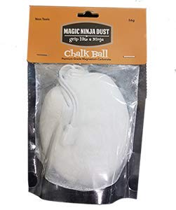 Premium Chalk Ball - Stronger Grip During Gymnastics, Weightlifting, Rock Climbing, Yoga, Parkour, Ninja Warrior, Pole Fitness & Bodybuilding