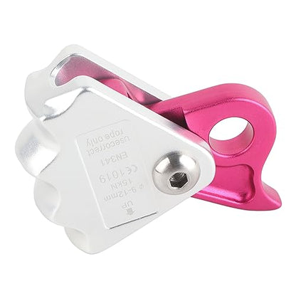 15KN Self Brems Stop Stop Stop with Automatic Blocking Equipment for Climbing, Suitable for a 9-12 Mm Rope, Easy to Use