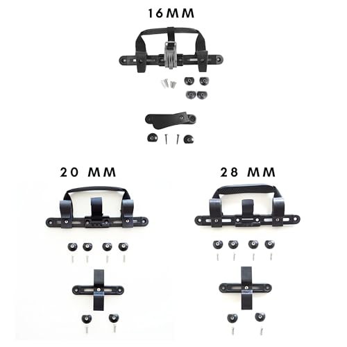 Vincita Bike Pannier Hardware DIY Mounting Attachment Kit for 28mm Racks | One Complete Attachment Set to Convert Any Backpack or Bag for Bicycle Racks - size: ‎Rack Diameter Up to 28mm