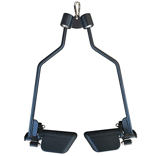 Adjustable Lat Pull down Bar, Cable Machine Attachments for Gym, Home Gym Fitness T-bar Row Pulldown Attachments, Lat Pull Down Machine Wide Grip Neutral Grip Handle - color: SP-B08