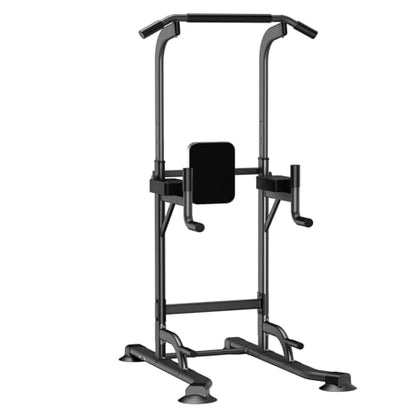 K KiNGKANG Power Tower Adjustable Height Pull Up & Dip Station Multi-Function Home Strength Training Fitness Workout Station for Home Gym (N)